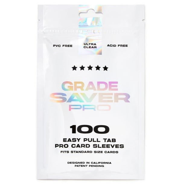 Gradesaver Pro - Pro Card Sleeves W/Easy Pull Tab - 100 Count The Creatives : TCP Gradesaver Pro - Pro Card Sleeves W/Easy Pull Tab - 100 Count The Creatives : TCP