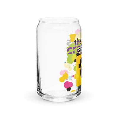 The Creatives Spatter Can-shaped glass