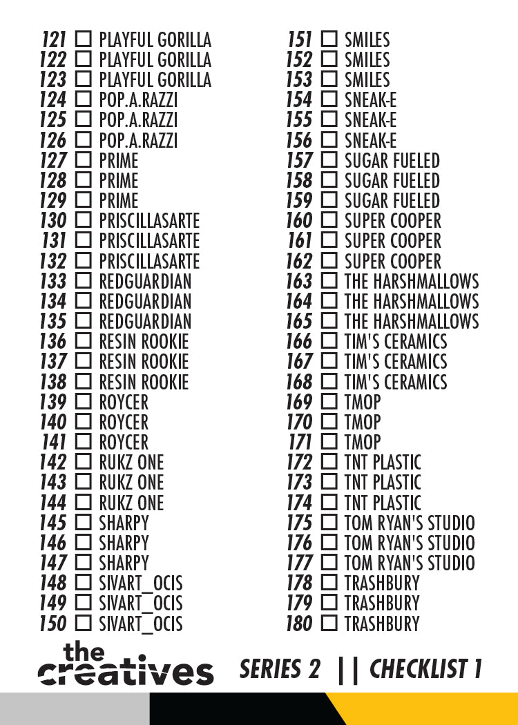 Checklist Series 2 - Digital Download